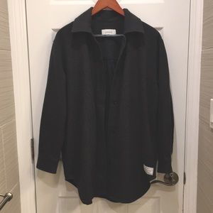 Anian Women Painter Coat Grey, Size Large.